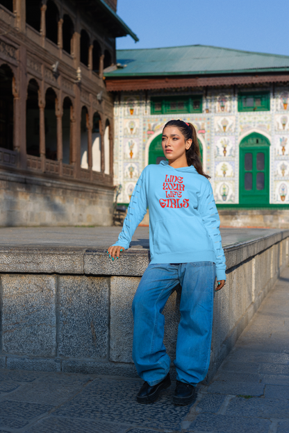 LOVE LIFE, WINTER HOODIE/FLEECE FOR GIRLS & WOMEN.